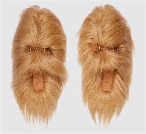 black gucci slippers women|gucci chewbacca slippers.